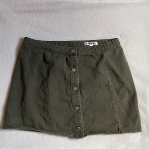 Wild Honey Button Skirt